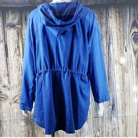 Katie Sturino X StitchFix Gemma Linen Cargo jacket M - Picture 3 of 7